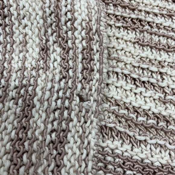 Pure J Jill Sweater Woven Sweater Top Boat Neckline Small Petite Oversized Read - Picture 12 of 13